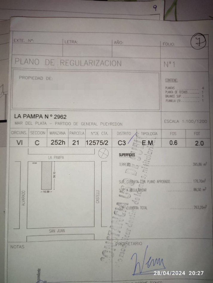 GALPON CON 2 DEPARTAMENTOS EN TERRENO PROPIO EN BARRIO SAN JUAN